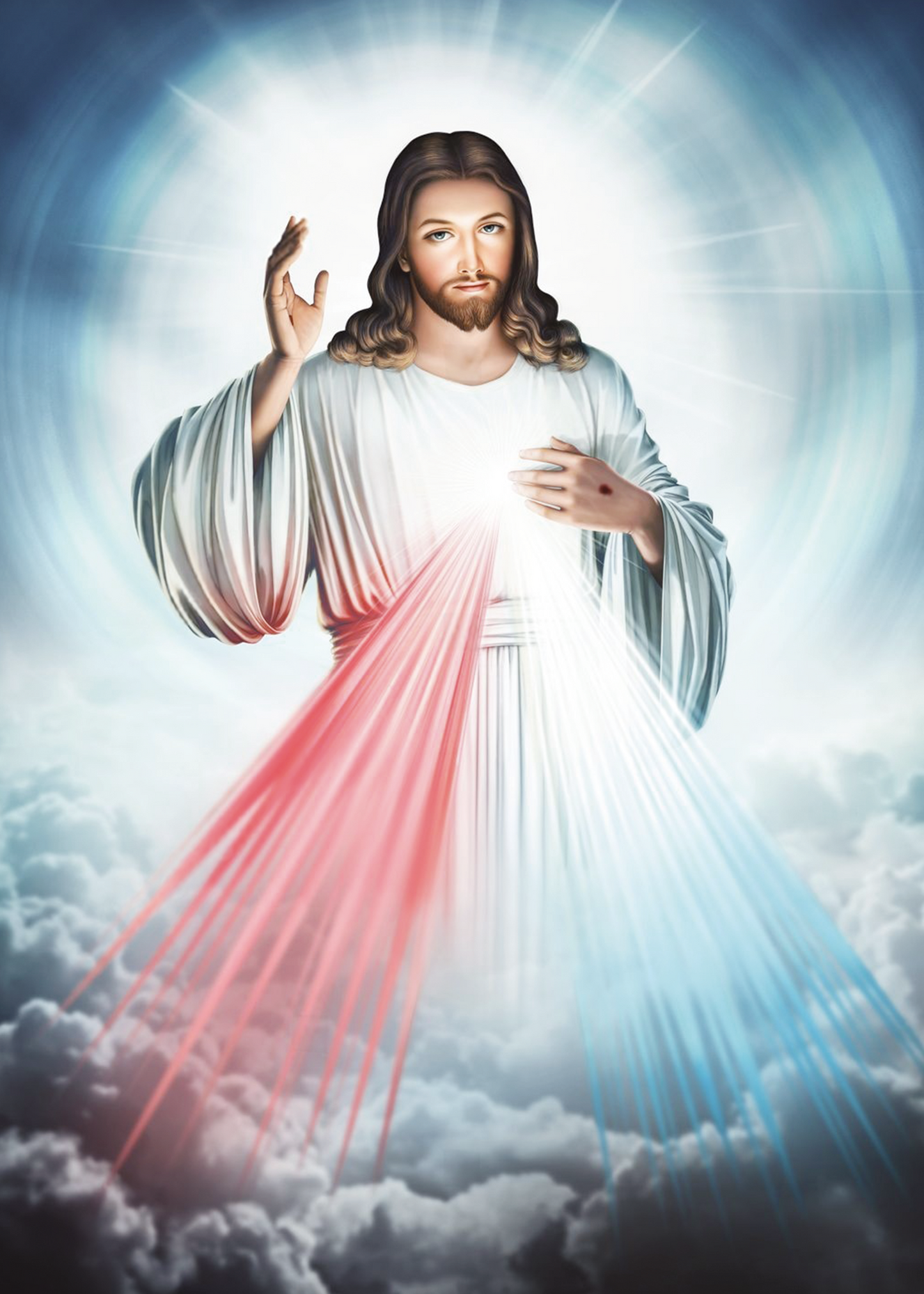 cuadro sagrado corazón de jesus 50x70
