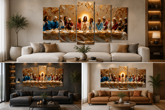 Última Cena - Cuadro Decorativo Religioso #14