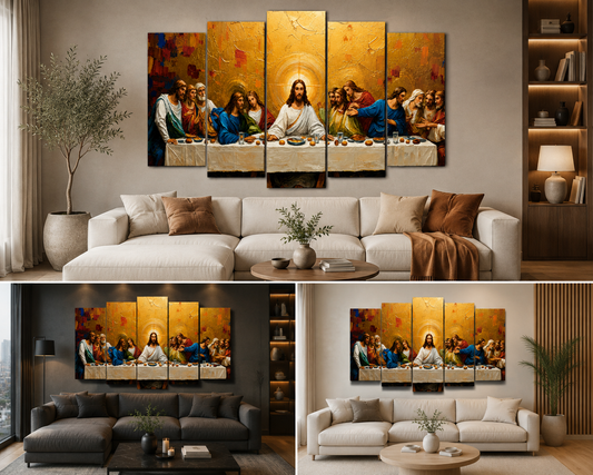 Última Cena - Cuadro Decorativo Religioso #15