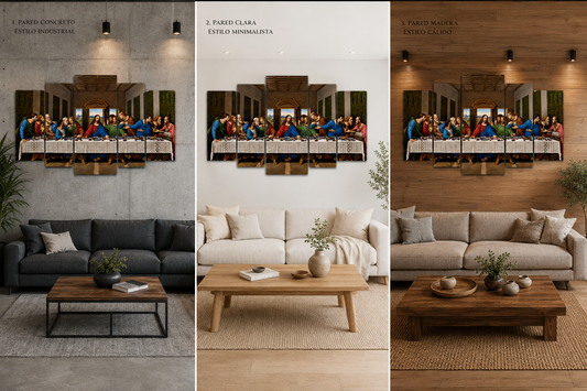 Última Cena - Cuadro Decorativo Religioso