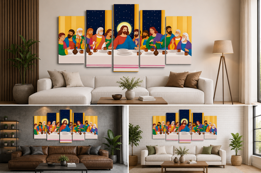Última Cena - Cuadro Decorativo Religioso #18