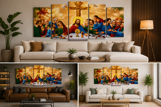 Última Cena - Cuadro Decorativo Religioso #19